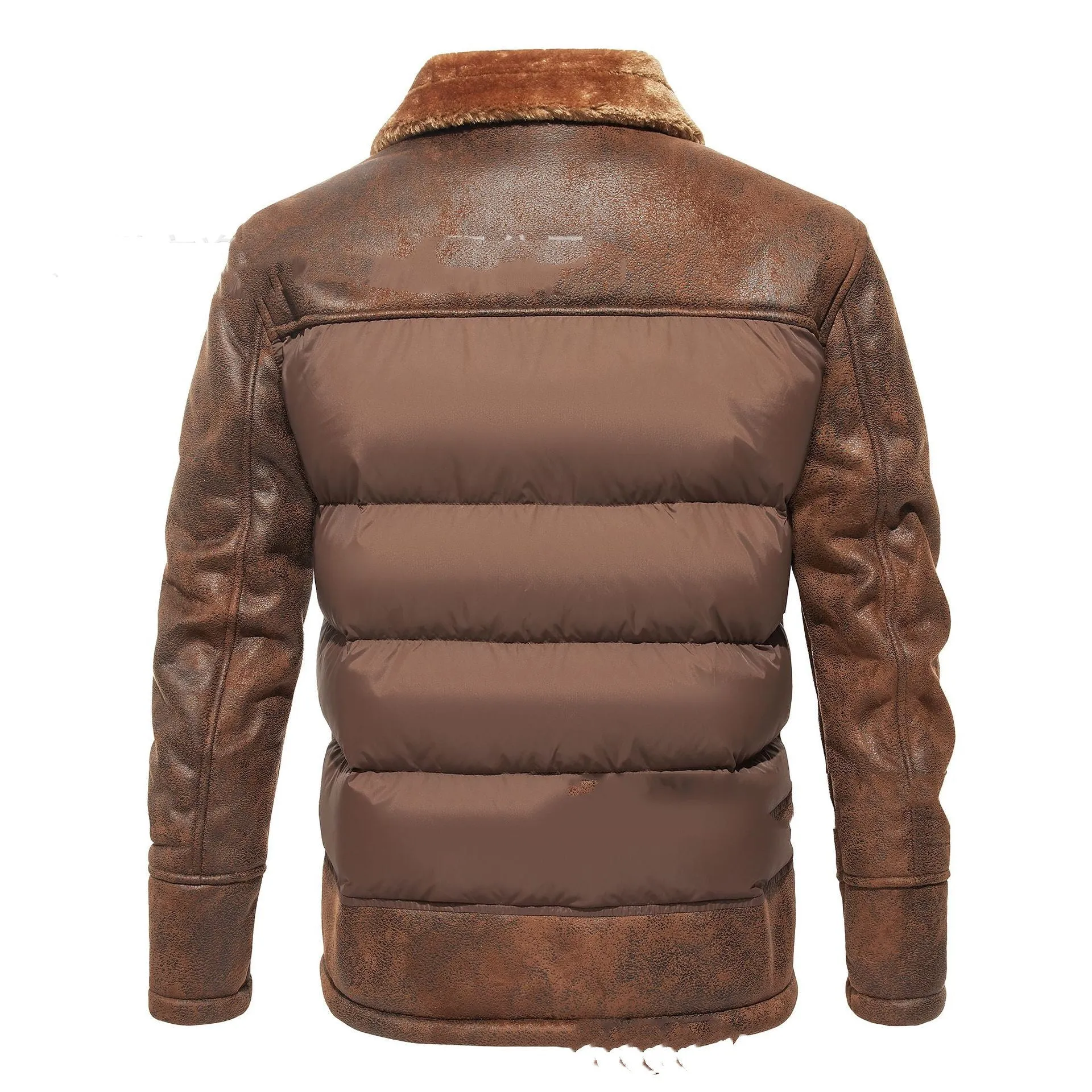 Autumn & Winter Fur Integrated Fashionable Jacket For Men