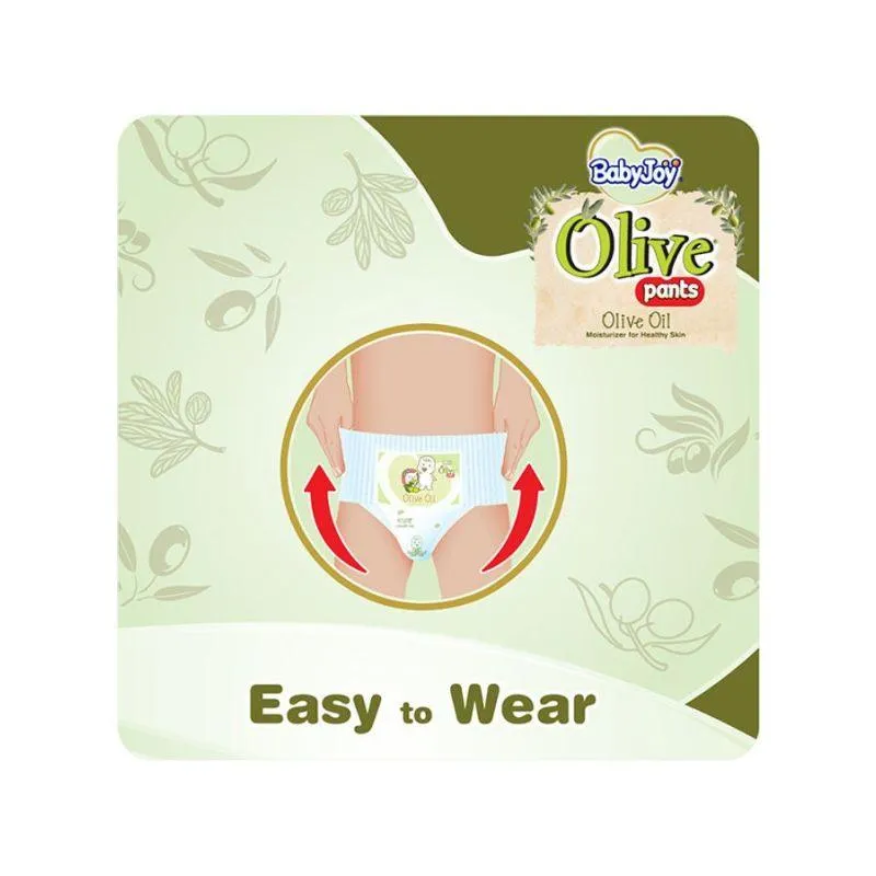 Baby Joy Olive Pants Mega Box - Size 6 - Junior XXL - 16-23 kg - 96 Diapers