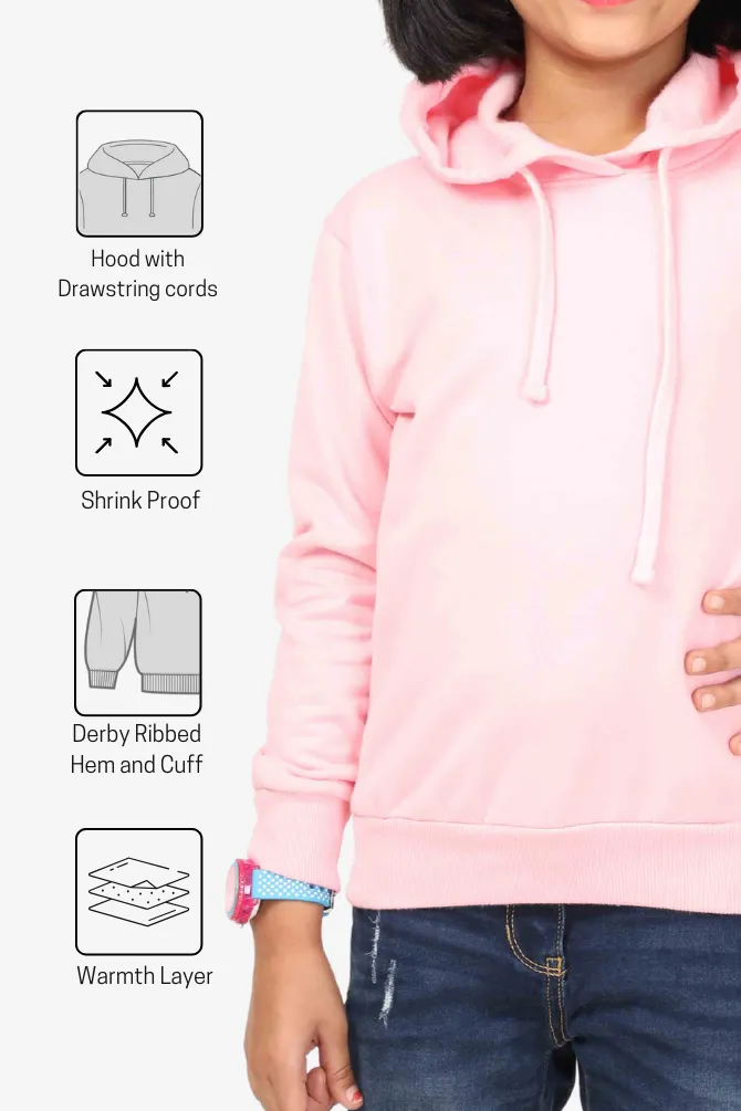 Baby Pink Hoodie for girl