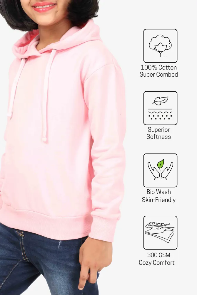 Baby Pink Hoodie for girl