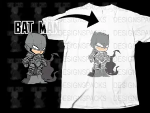 Batman Armored Cute Graphic Png Digital Download