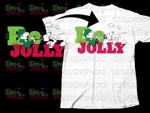 Be Jolly With Snoopy Christmas Png Digital Download