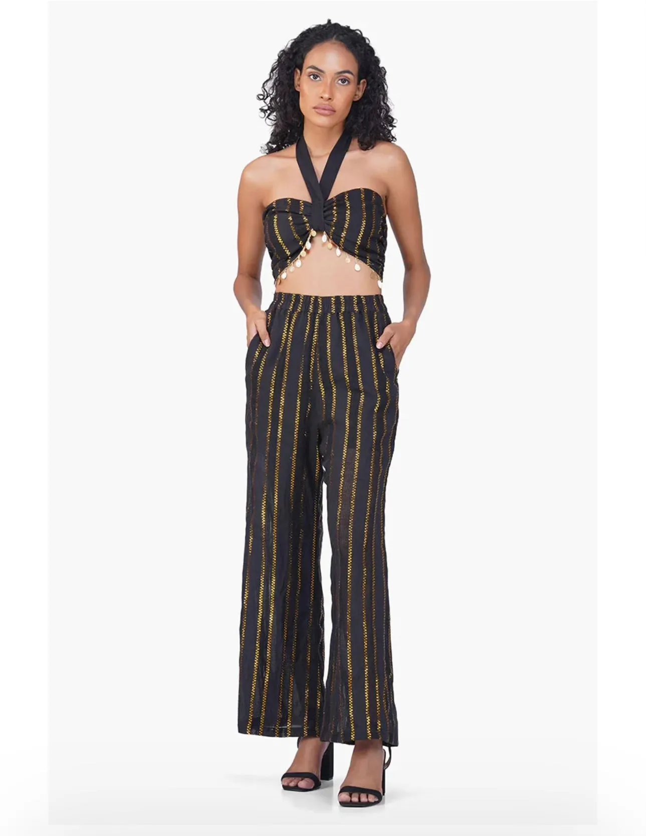 Black & Gold Embellished (BOTTOMS ONLY)