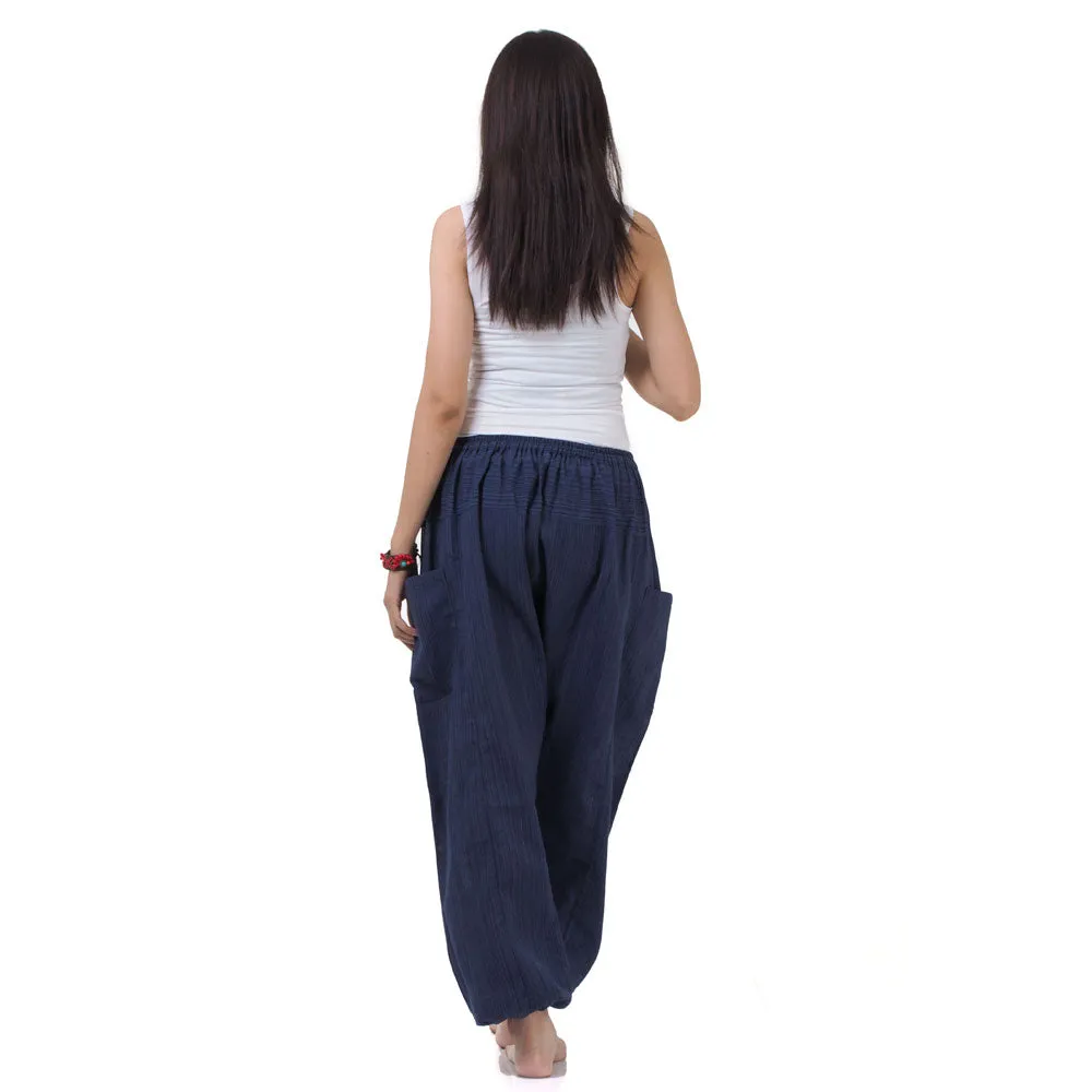 Blue Lagoon Women's Pinstripe Harem Pants