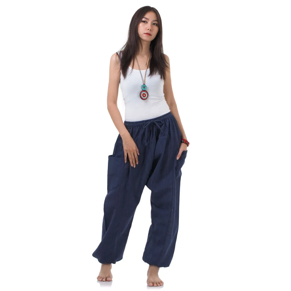 Blue Lagoon Women's Pinstripe Harem Pants
