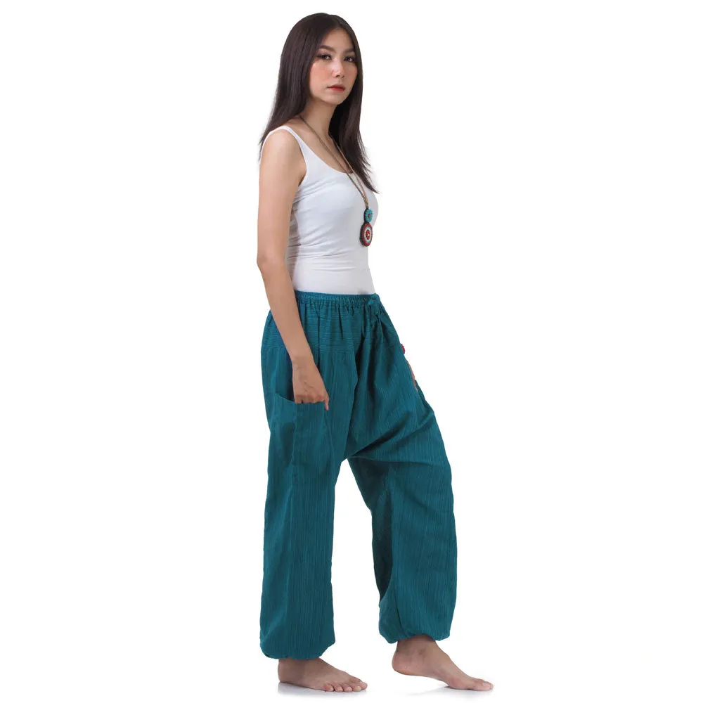 Blue Lagoon Women's Pinstripe Harem Pants