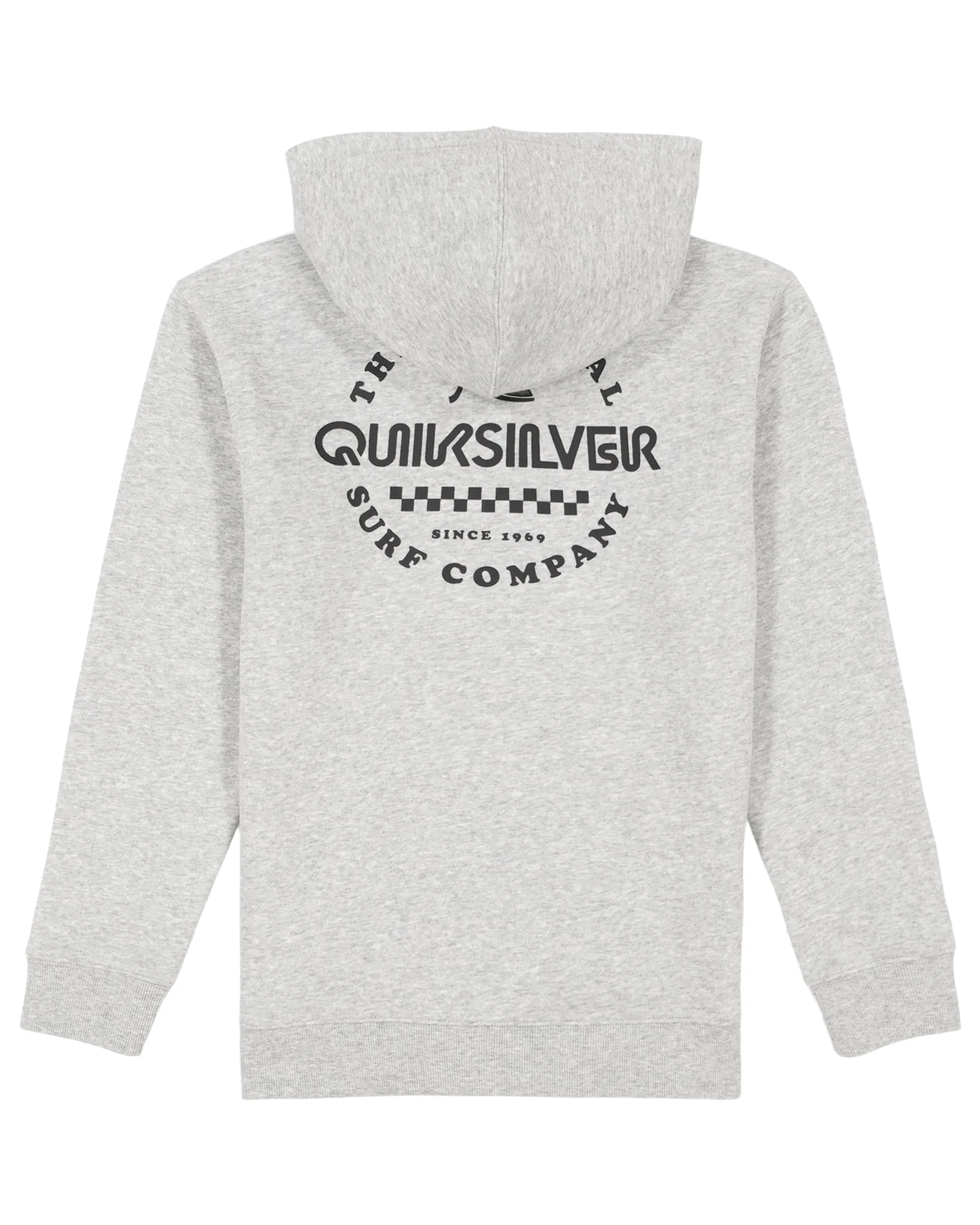 Boys 8-16 Graphic Zip Hoodie - Light Grey Heather