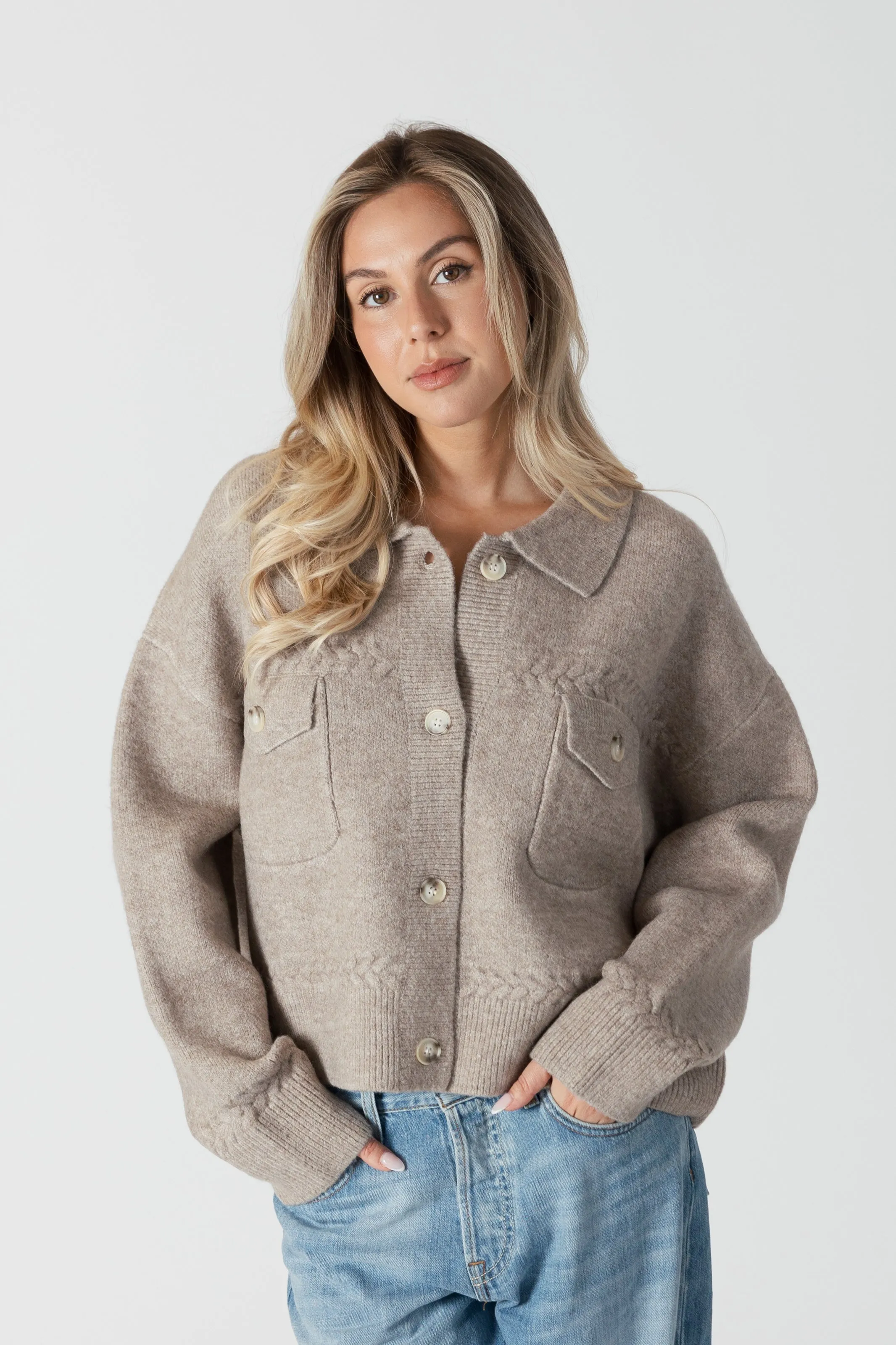 CAMI CROPPED CARDIGAN