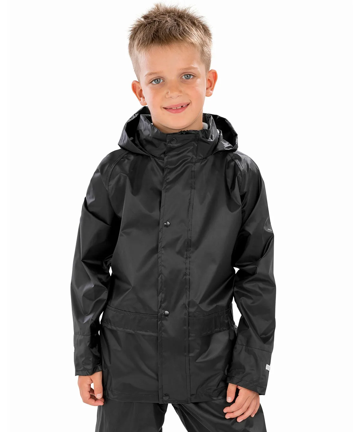 Core junior rain jacket | Black