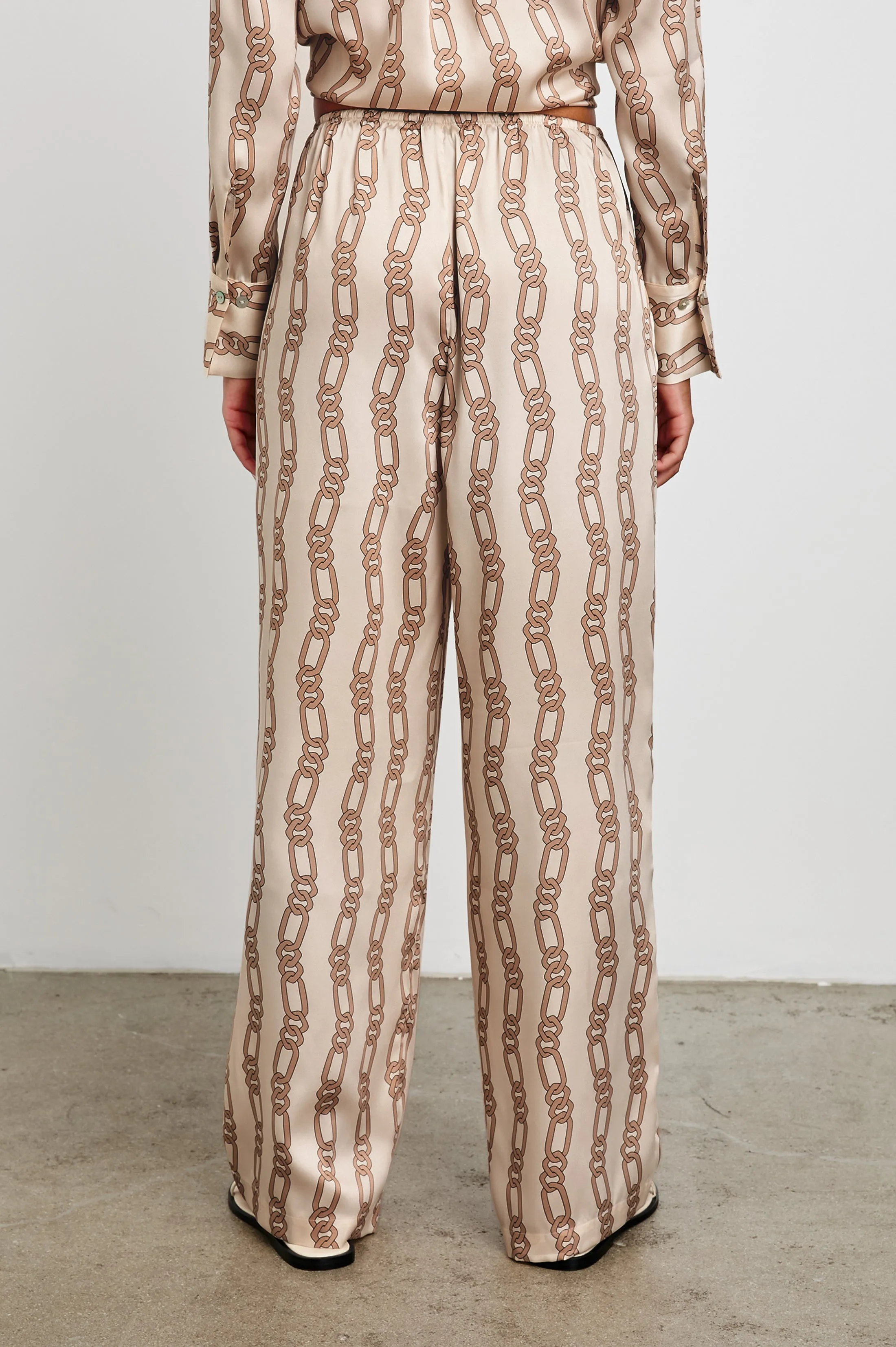 DAMANI PANT - IVORY GOLD LINK