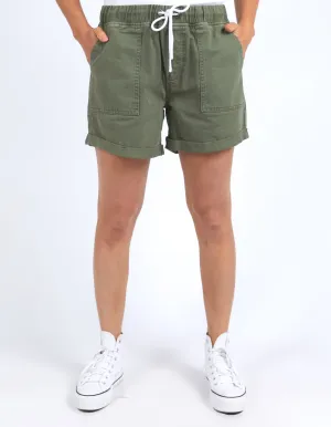 Emma Relaxed Denim Short Four Leaf Clover
