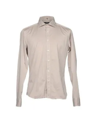 Fay Man Shirt Beige 15 ½ inches-neck