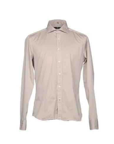 Fay Man Shirt Beige 15 ½ inches-neck