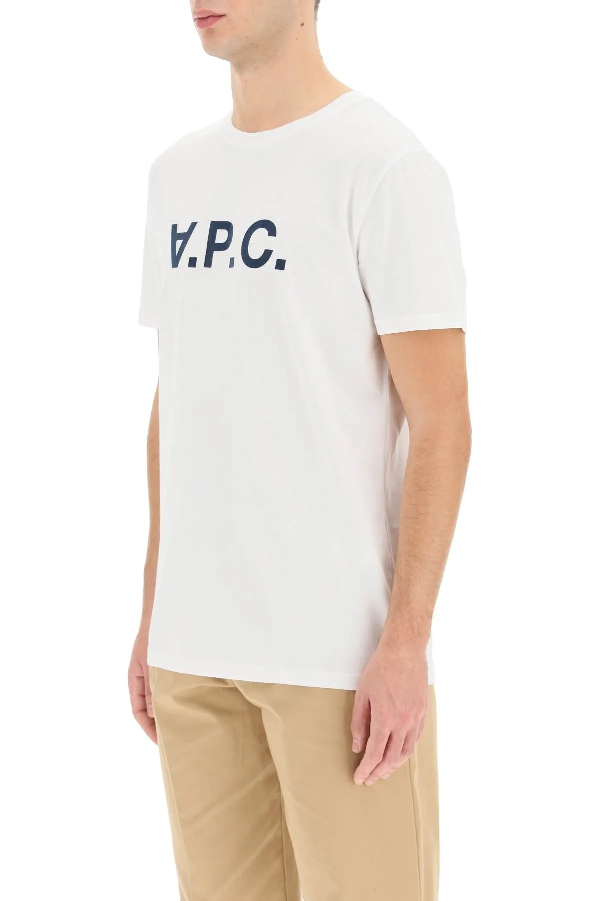 flocked v.p.c. logo t-shirt