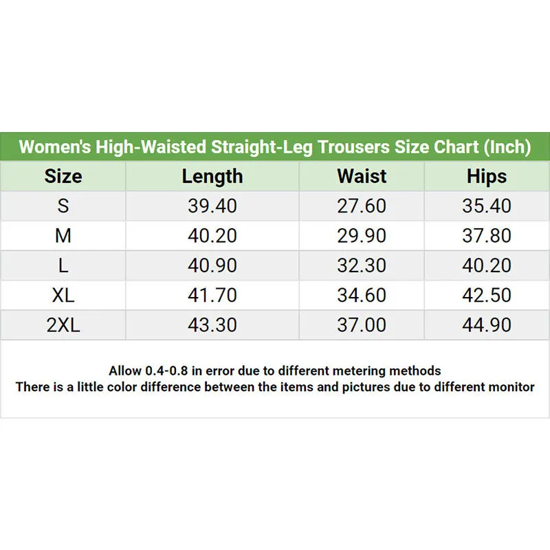 Flower Nightamre Patttern Women's High-waisted Wide Leg Pants
