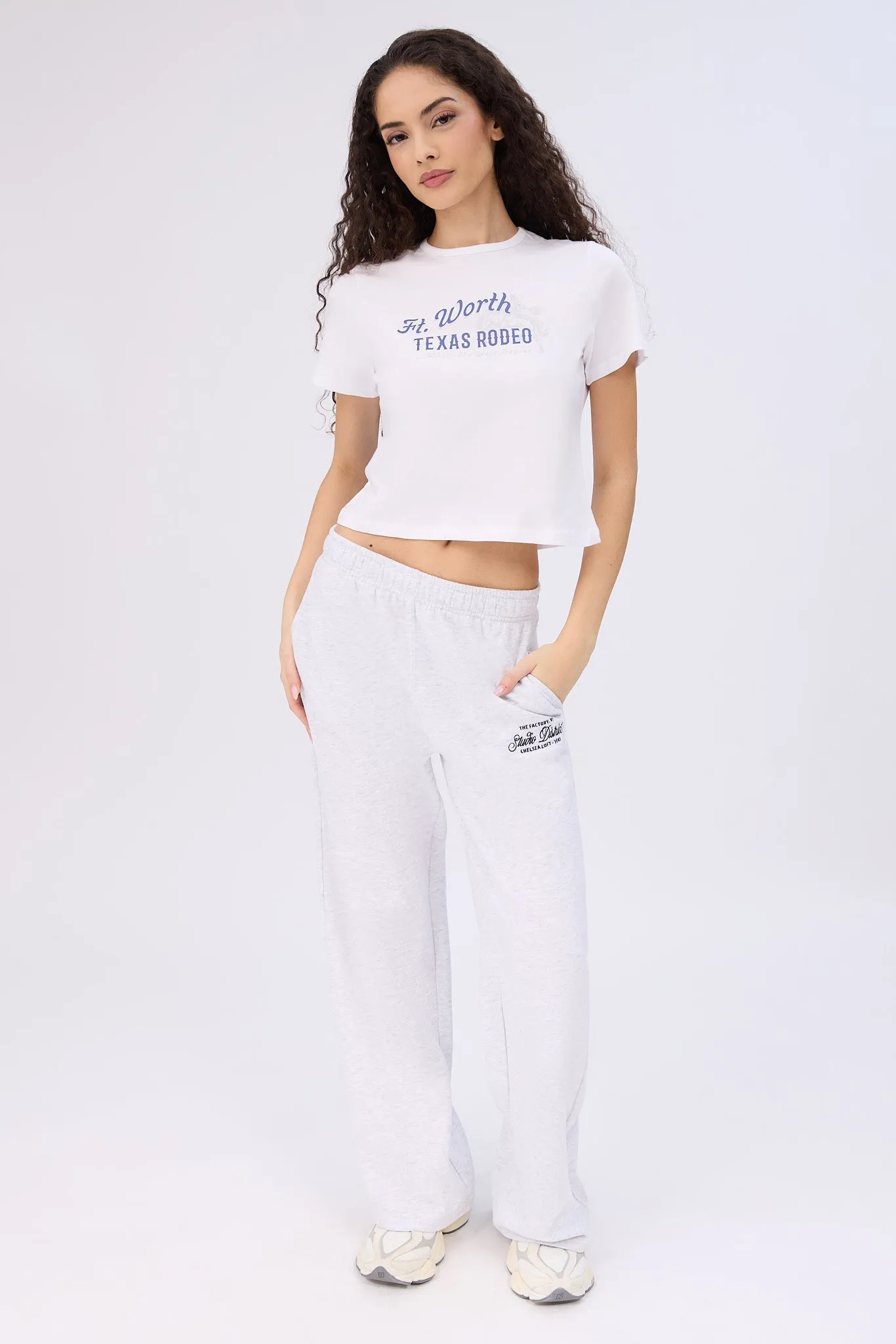 Fort Worth Texas Rodeo Graphic Baby Tee