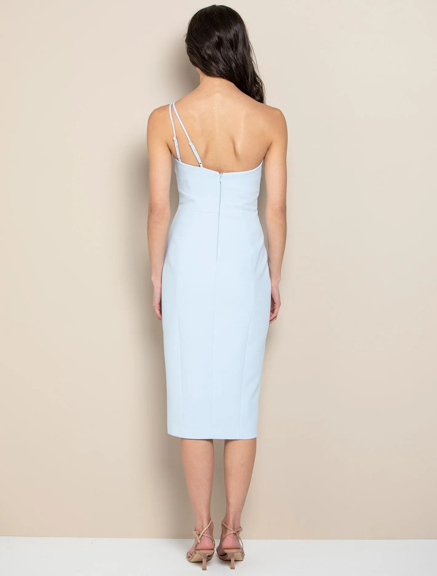 Franca One Shoulder Midi Dress