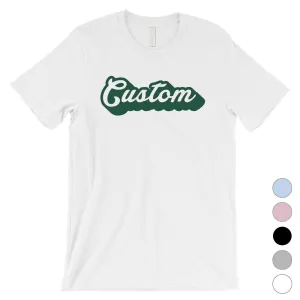 Green Pop Up Text Powerful Fun Mens Personalized T-Shirt For Friend