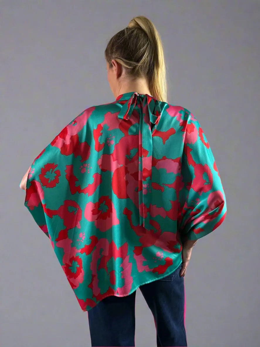 High Neck Relaxed Silhouette Top