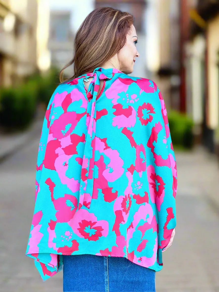 High Neck Relaxed Silhouette Top