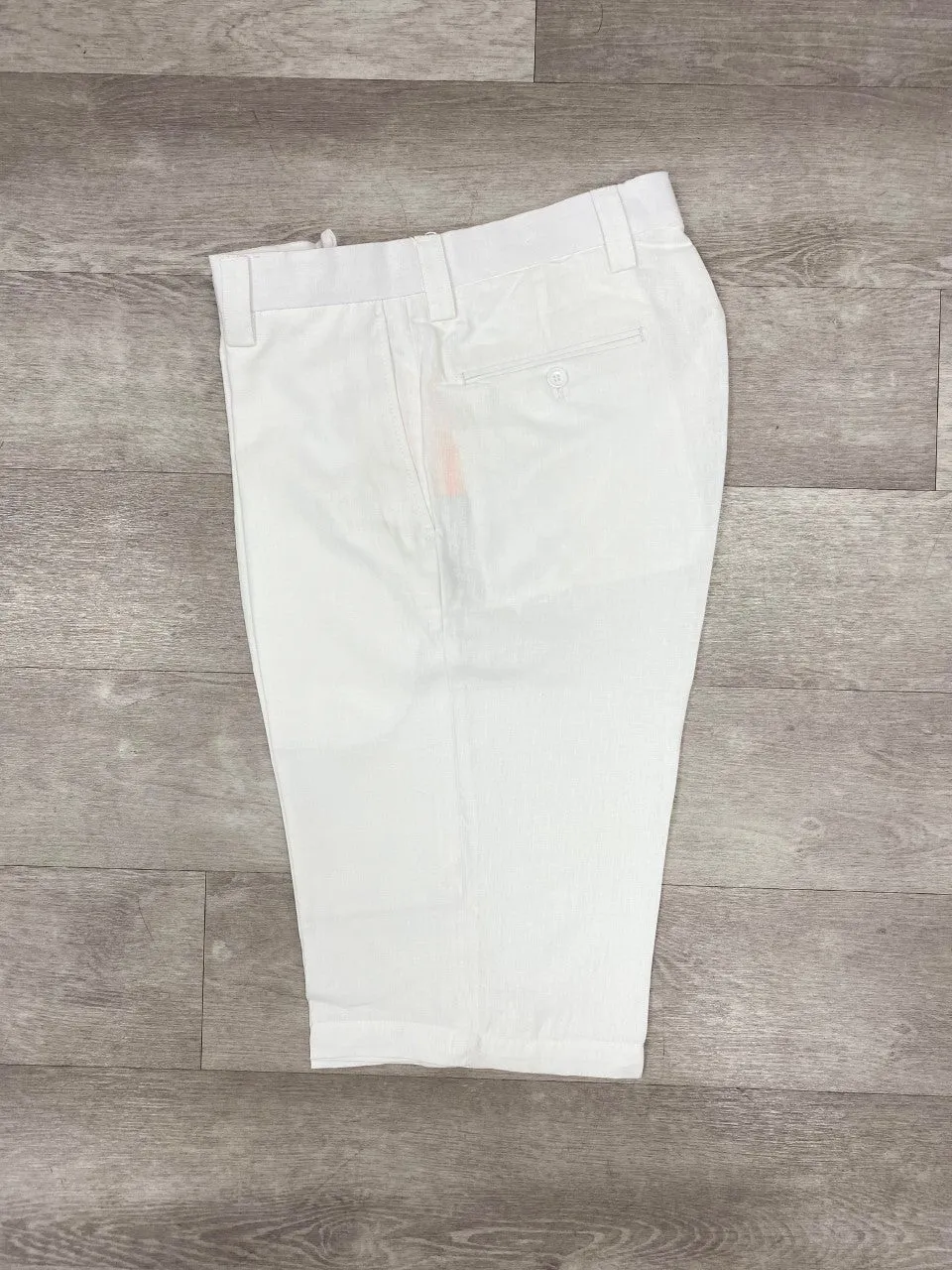 Inserch Linen Shorts P2110-02 White