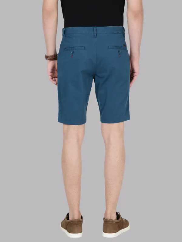 Majolica Blue Chino Shorts