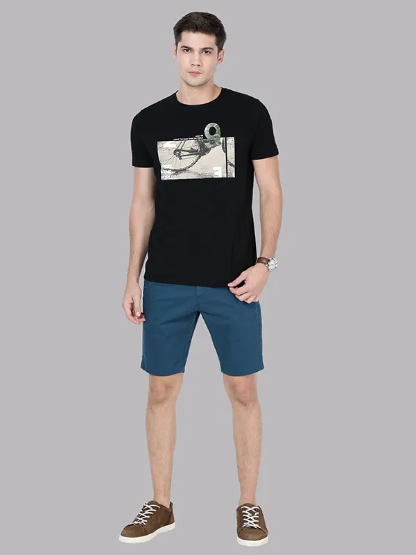 Majolica Blue Chino Shorts