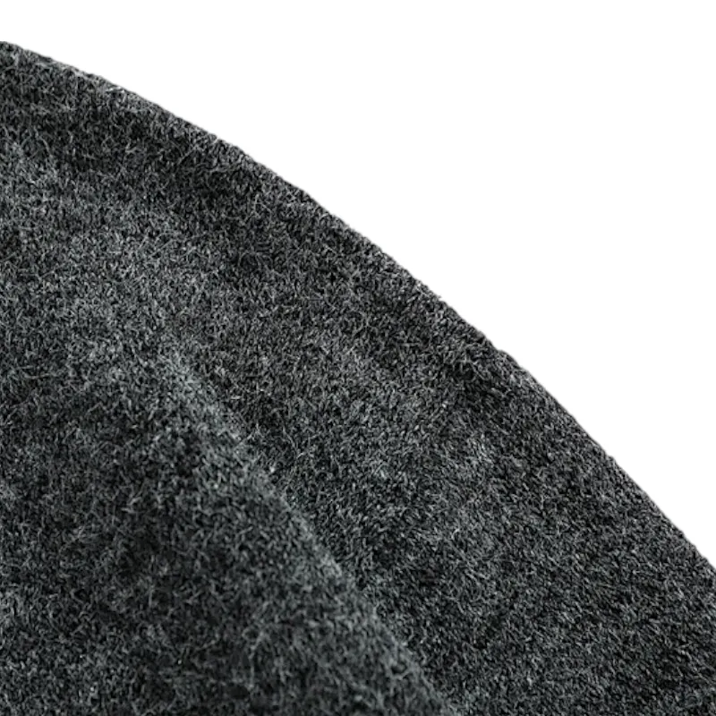 Mohair ski mask hooded cardigan