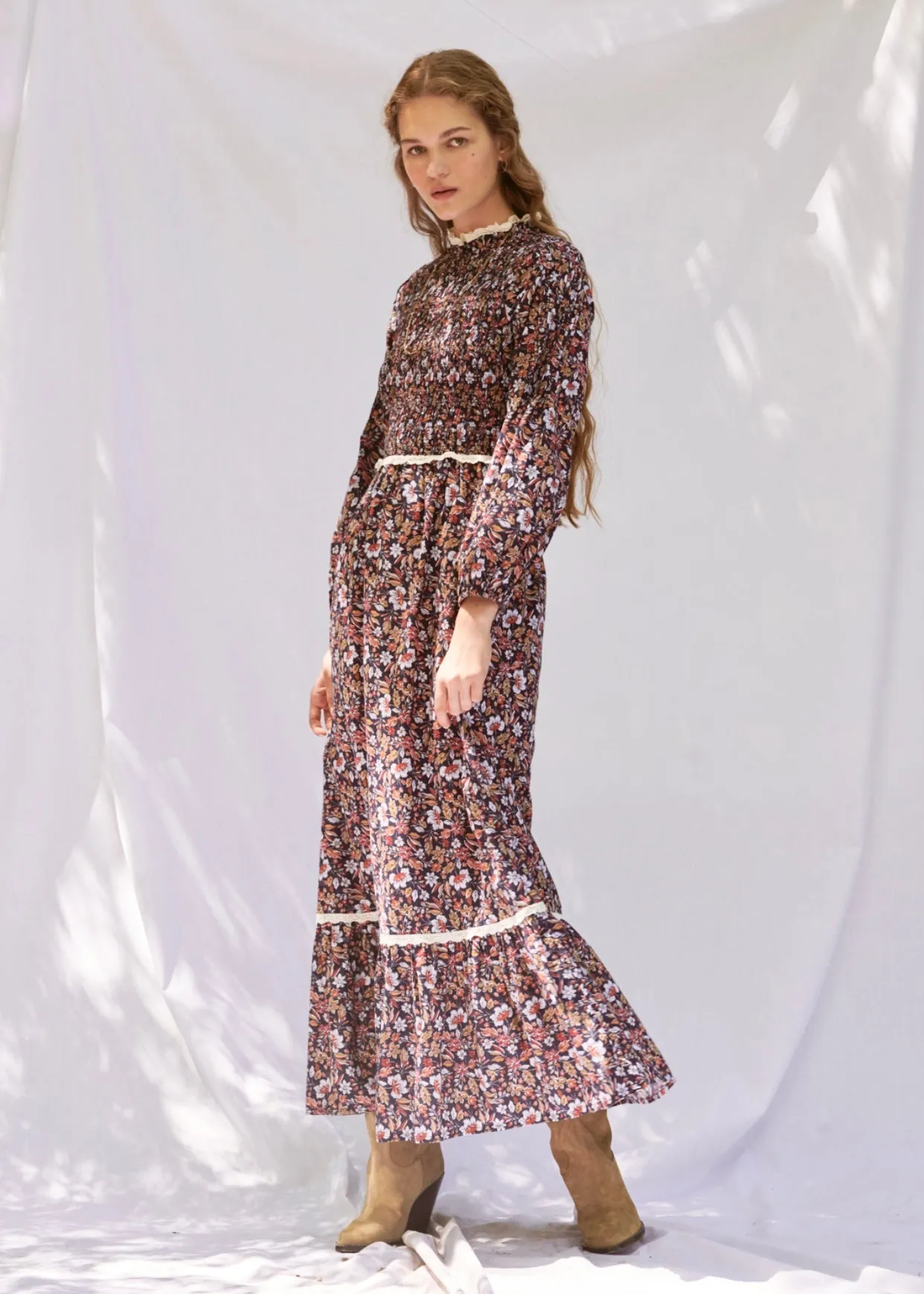 Pamela Navy Dress