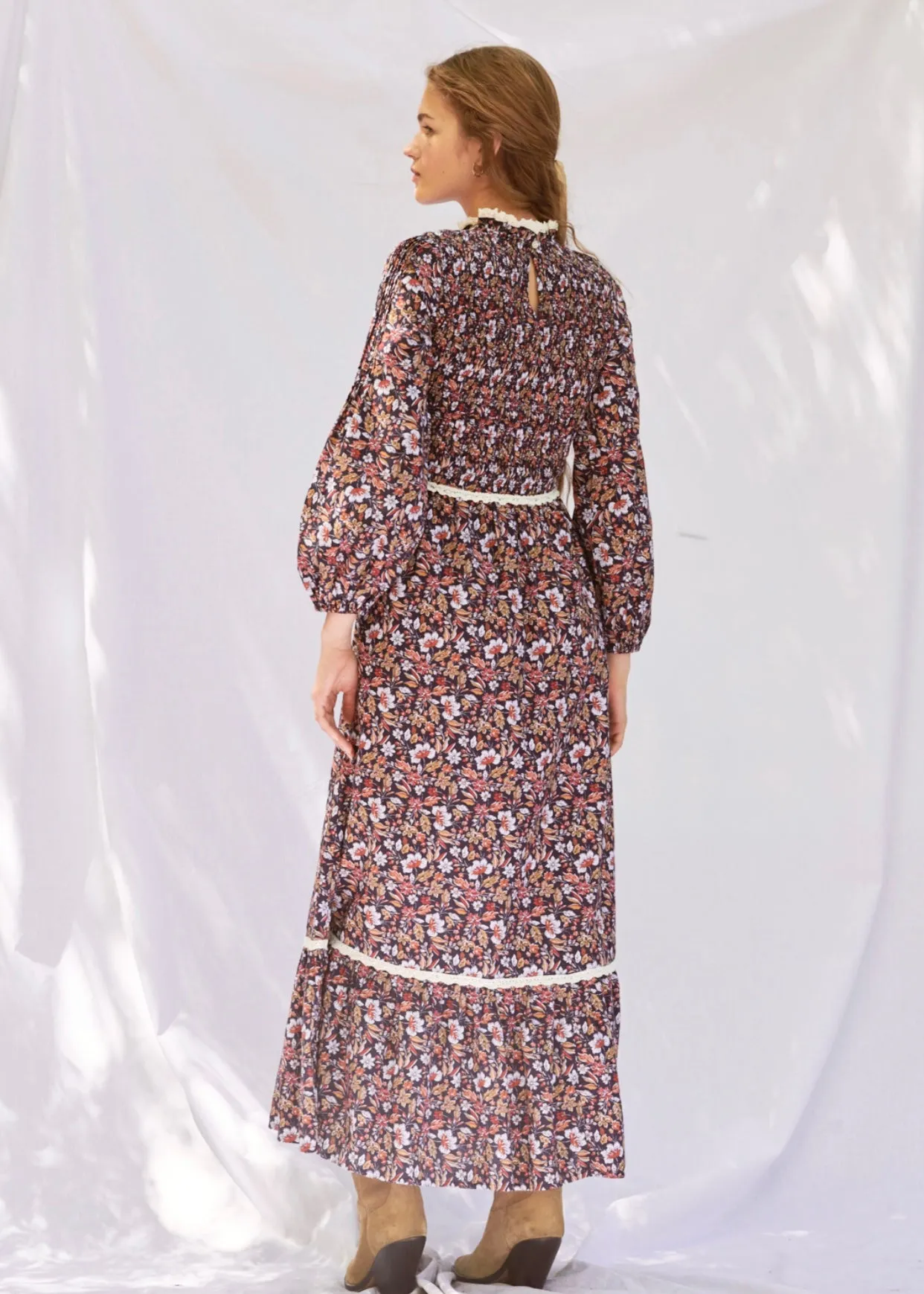 Pamela Navy Dress