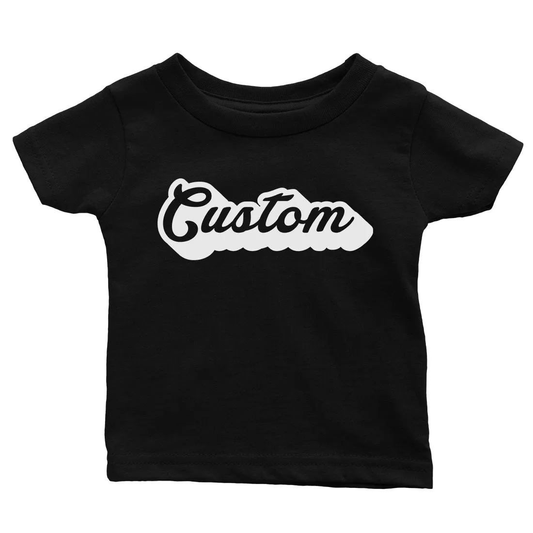 Pop Up Text Colorful Fun Custom Baby Personalized T-Shirt Custom