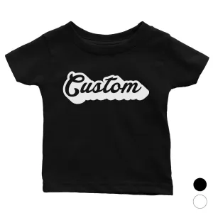 Pop Up Text Colorful Fun Custom Baby Personalized T-Shirt Custom