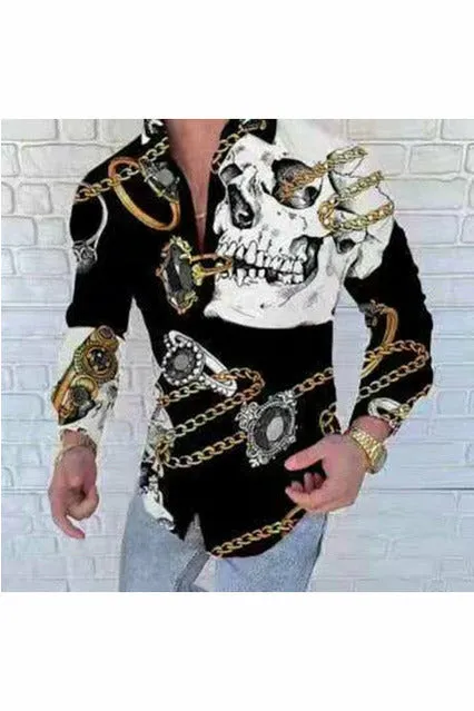 Printed Shirts Long Sleeve