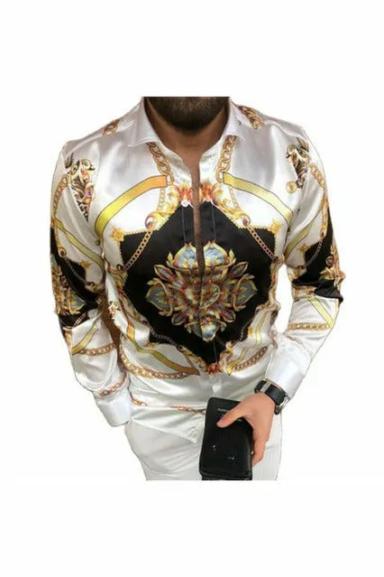 Printed Shirts Long Sleeve
