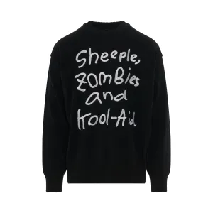 Sacai x Madsaki Knit Pullover in Black