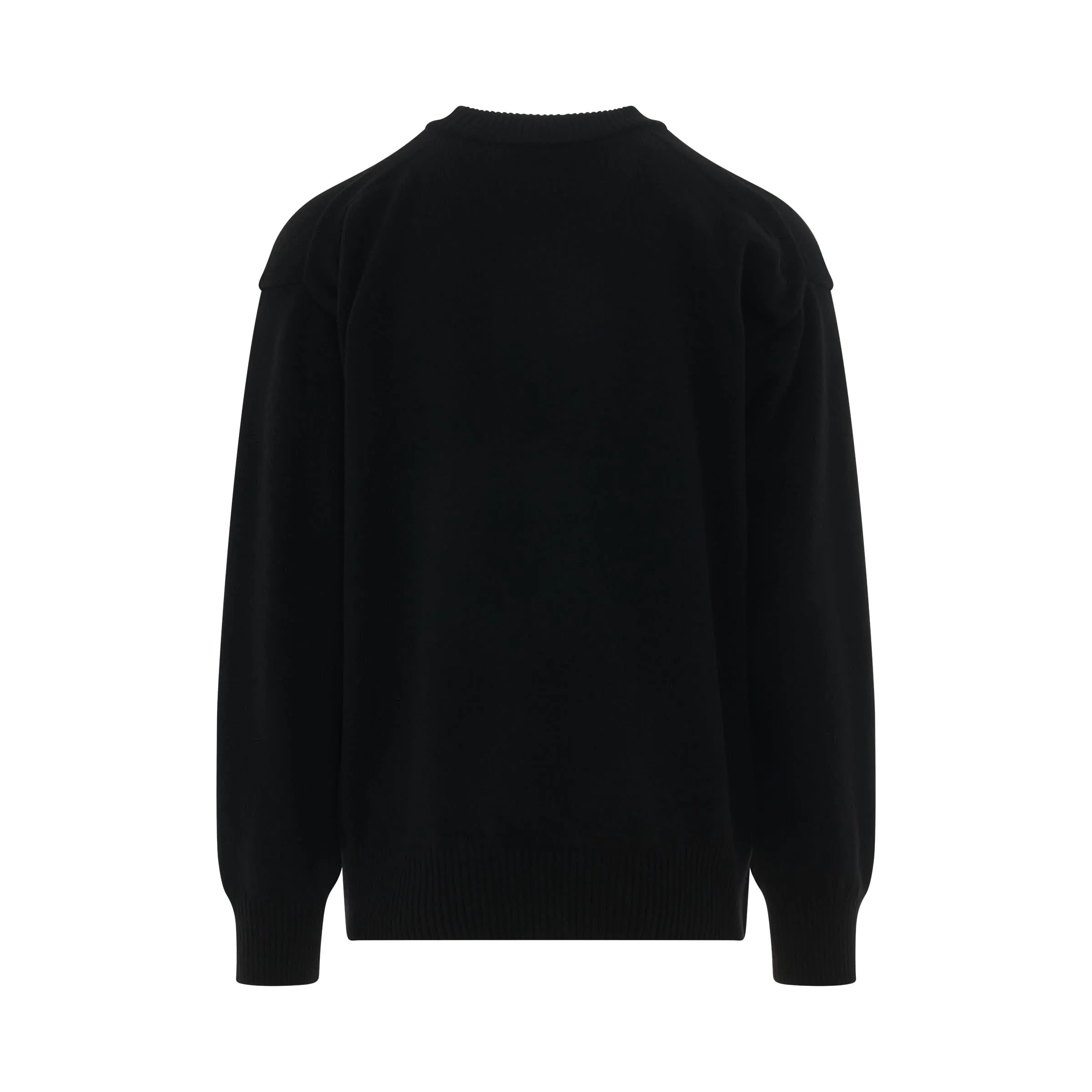 Sacai x Madsaki Knit Pullover in Black