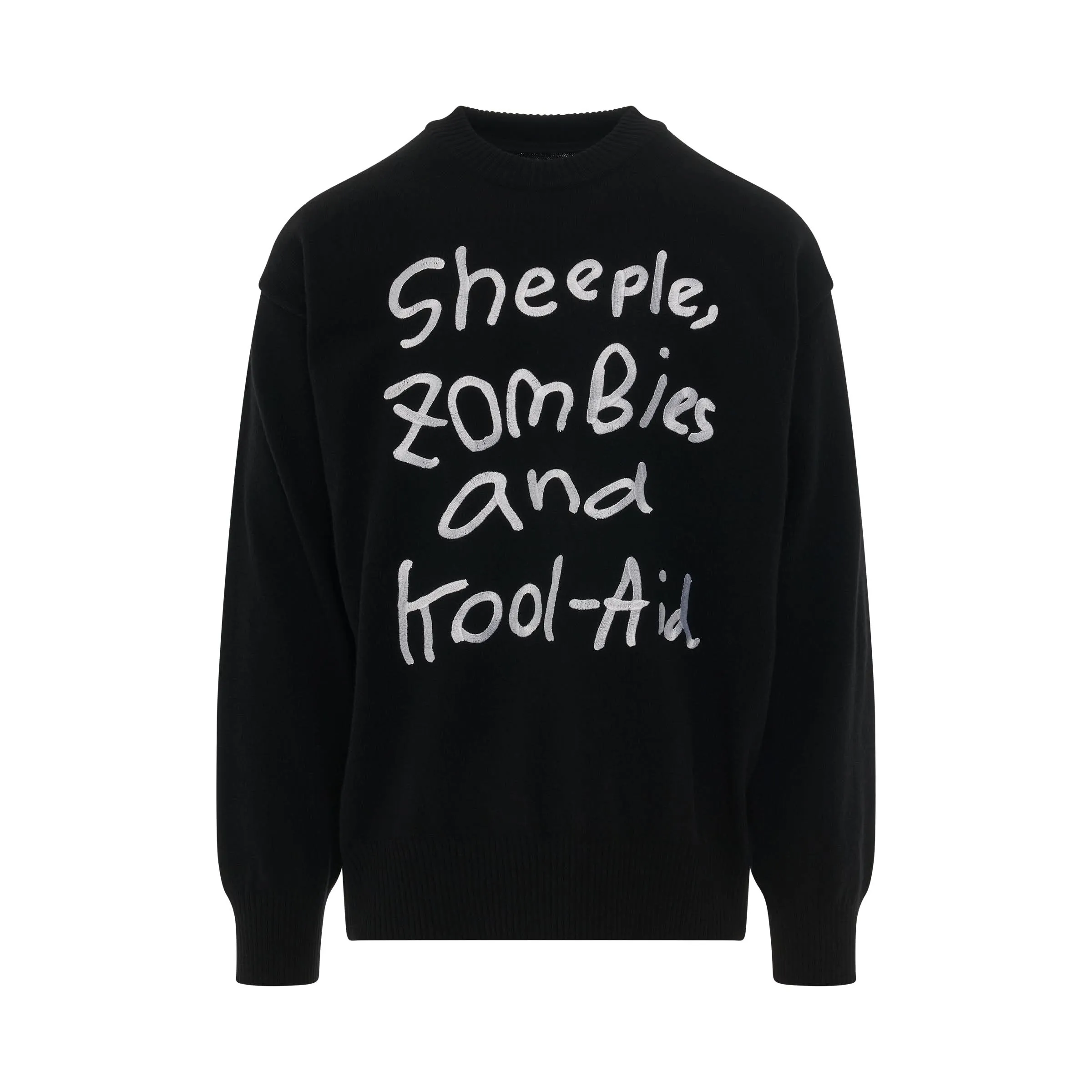 Sacai x Madsaki Knit Pullover in Black