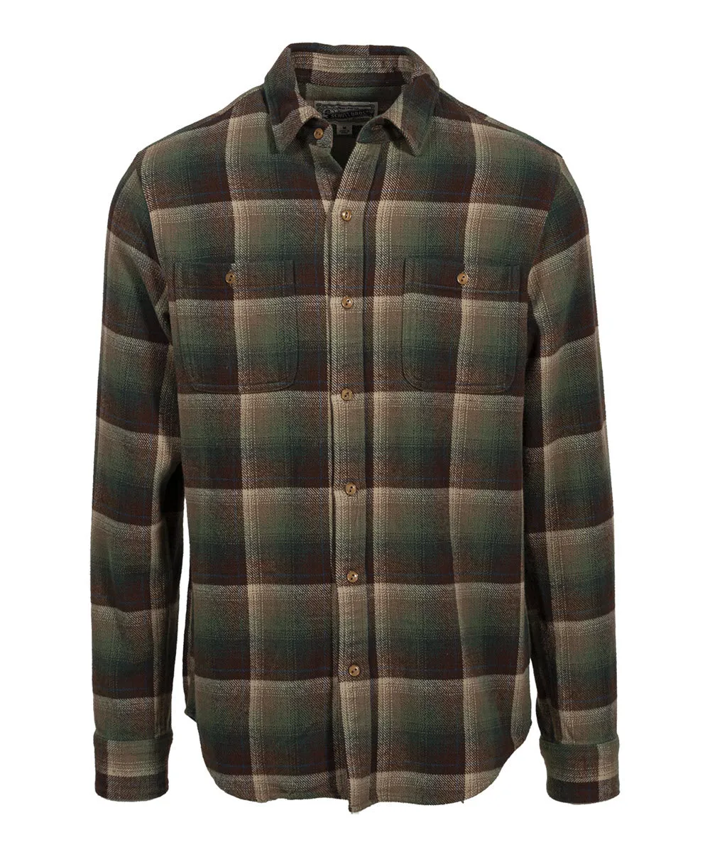 Schott NYC Men's Plaid Flannel Shirt - Falling Leave