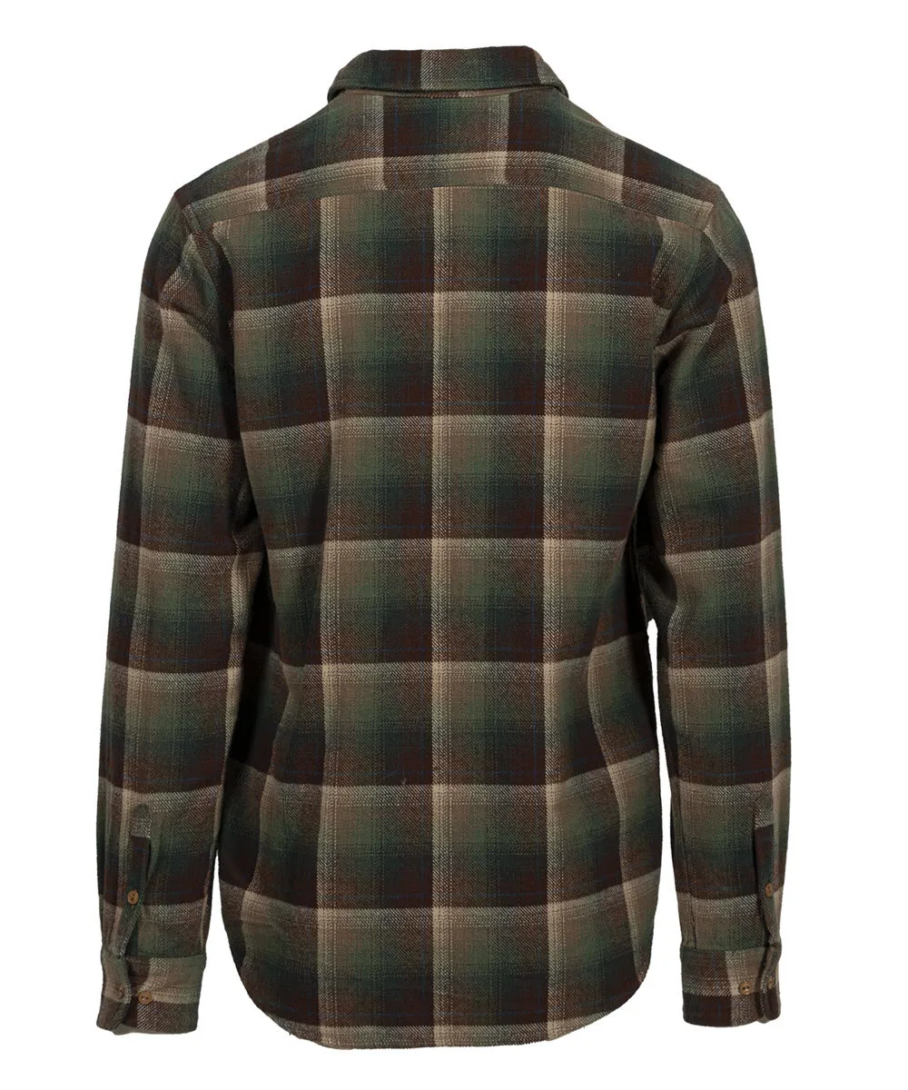Schott NYC Men's Plaid Flannel Shirt - Falling Leave