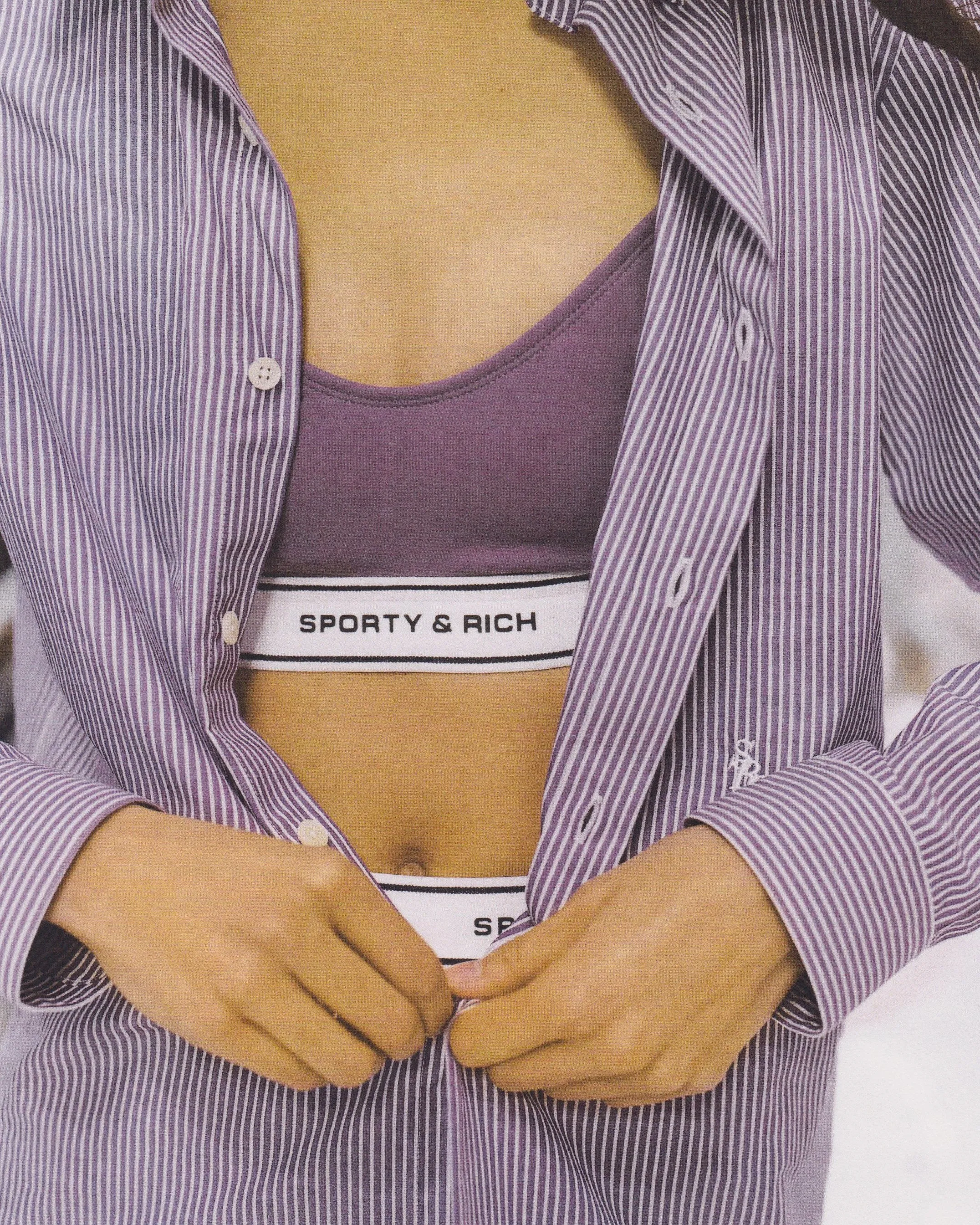 SRC Shirt - Purple Striped