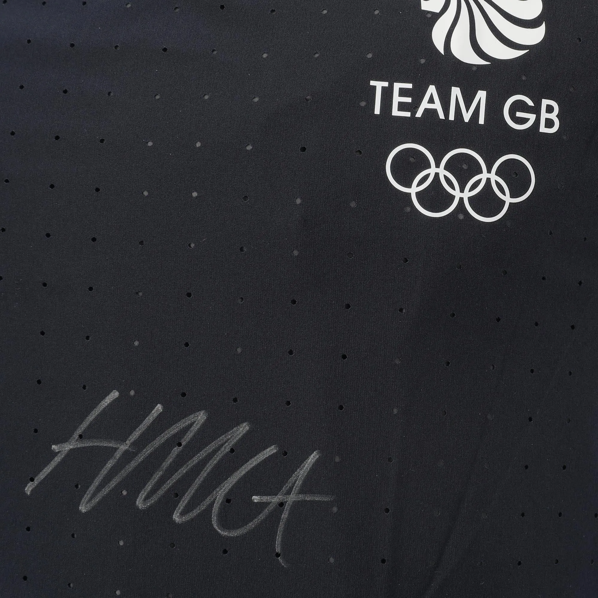 Team GB Sport Climbing Team Paris 2024 Olympic Games Signed Sport Climbing Event Athletic Vest